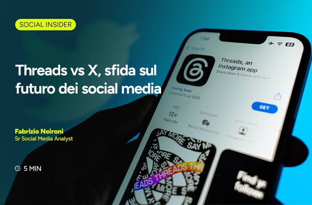 Daimon - Social Insider: Threads vs X, sfida sul futuro dei social media